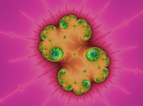 A portion of the Mandelbrot set