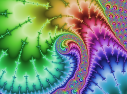 A portion of the Mandelbrot set