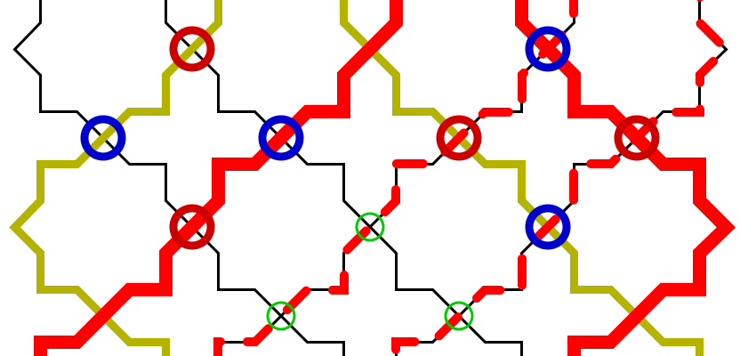 Graphical output to help debug a geometric art program