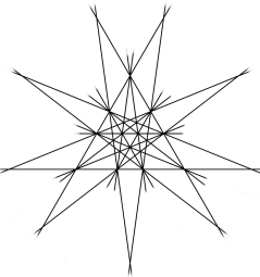 Stellation face of the icosahedron