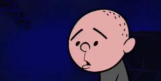 Karl Pilkington, as cartoon