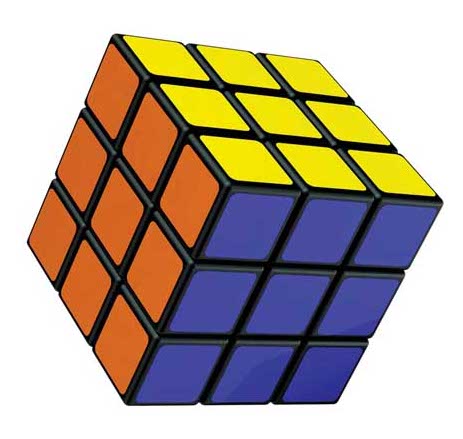 A solved Rubik's cube