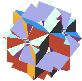 a stellation of the truncated cuboctahedron