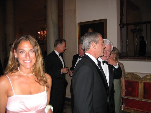 Susan, President Bush, and Senator Kennedy