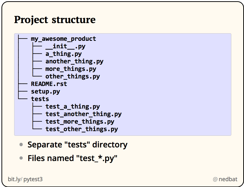 Project structure