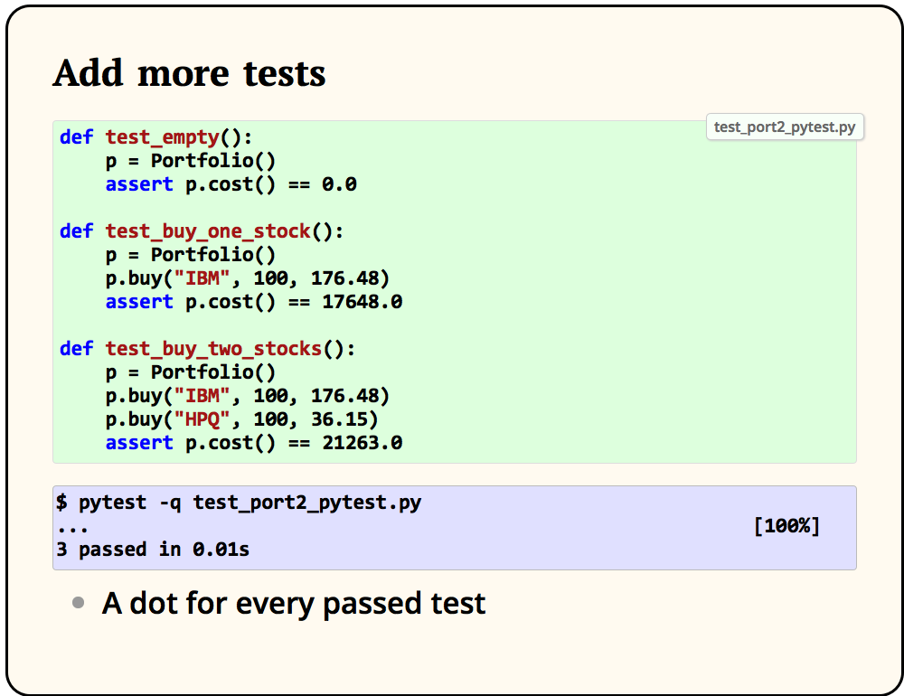 Add more tests