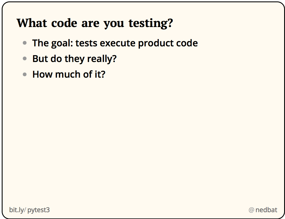 What code are you testing?