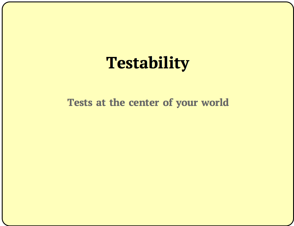 Testability