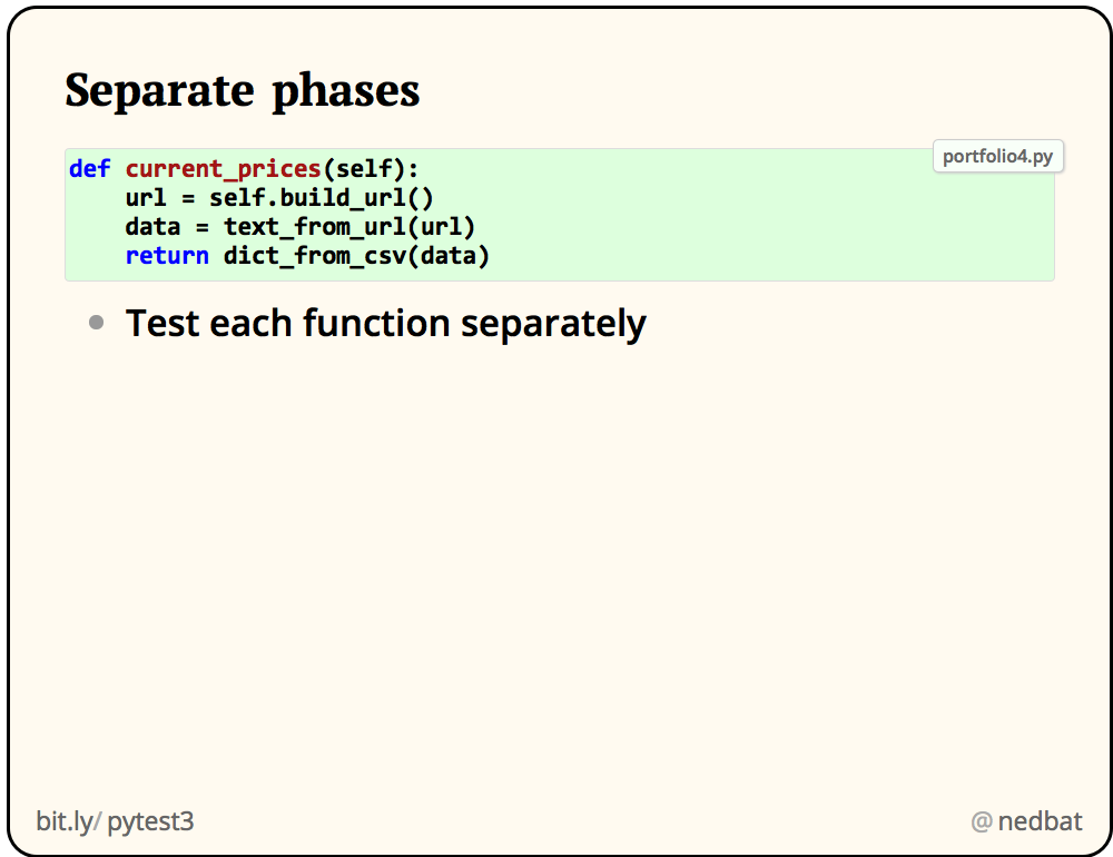 Separate phases