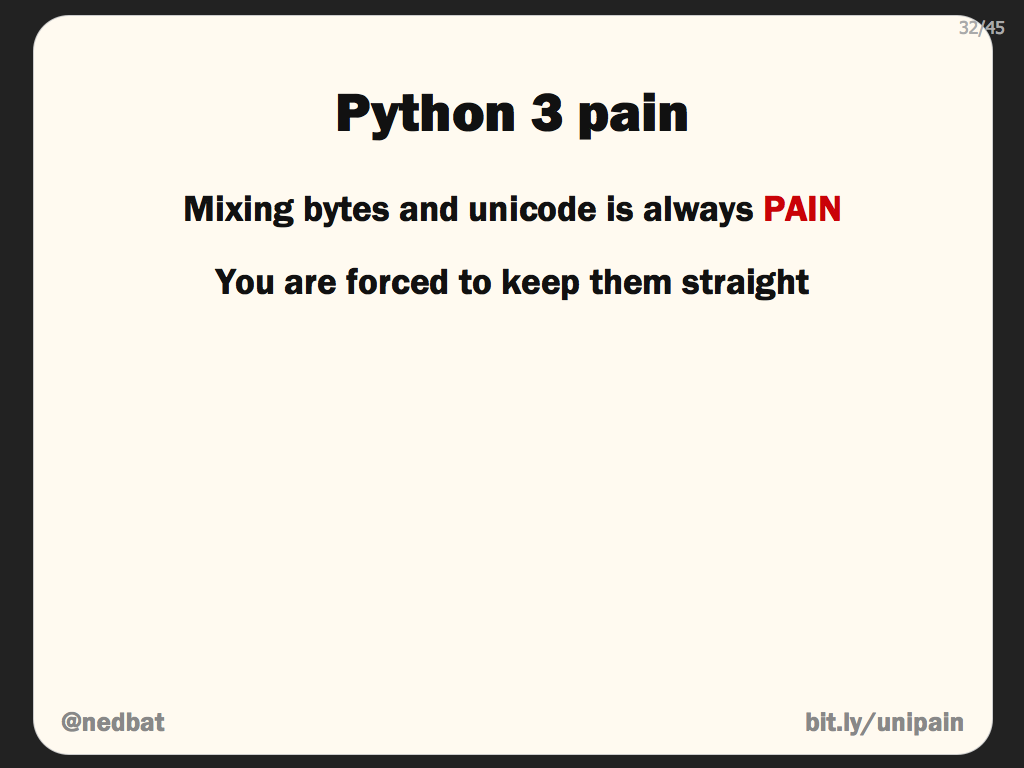 Python 3 pain